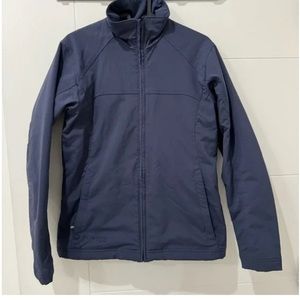 Columbia XCO Interchange Jacket S Blue Solid Outer Floral Liner Full Zip Women’s